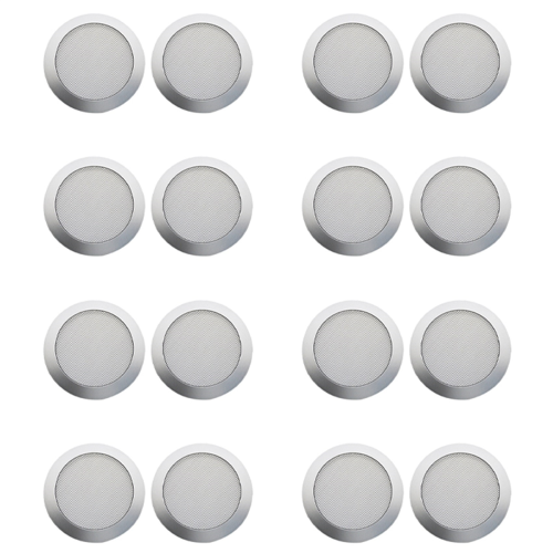 Ceiling Speaker Grille, 4-Inch Embedded Audio Speaker Grille(Silver)
