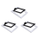 Desktop Speaker Stand Metal Audio Bracket Tabletop Holder,White 1