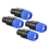 4 Pole Speaker Plug compatible with Speakon NL4FC,NL4FX,4PACK 2
