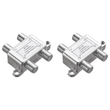 3 Way Coaxial Cable Splitter,5-2400MHz,Wroks with CATV,STB Box