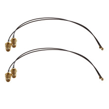 4x WLAN-antenner Pigtail HIROSE SMA Box-adapterkabel RSMA