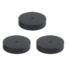 Högtalarisolering i kolfiber 40x10mm spikar basplatta HiFi-förstärkare
