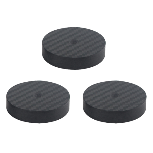 Carbon Fiber Speaker Isolation 40x10mm Spikes Base Pad HiFi AMP