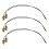 2x WLAN Antennas Pigtail HIROSE SMA Box adapter cable RSMA 1