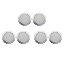 Ceiling Speaker Grille, 4-Inch Embedded Audio Speaker Grille(Silver)