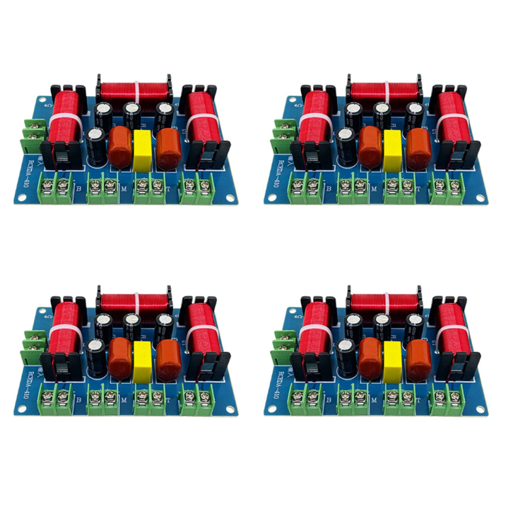 200W Speaker Crossover Double Treble+Midrange+Bass 4 Way Divider 4711624718092