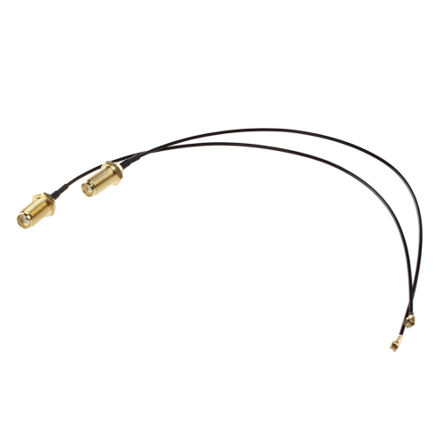 2x WLAN Antennas Pigtail HIROSE SMA Box adapter cable RSMA 1