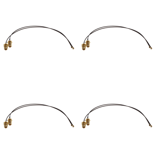 2x WLAN Antennas Pigtail HIROSE SMA Box adapter cable RSMA
