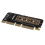 M.2 NVMe SSD till PCI-E X16-konverteringskort, diskadapterkort 2