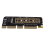 M.2 NVMe SSD till PCI-E X16-konverteringskort, diskadapterkort 3