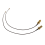 2x WLAN Antennas Pigtail HIROSE SMA Box adapter cable RSMA 3