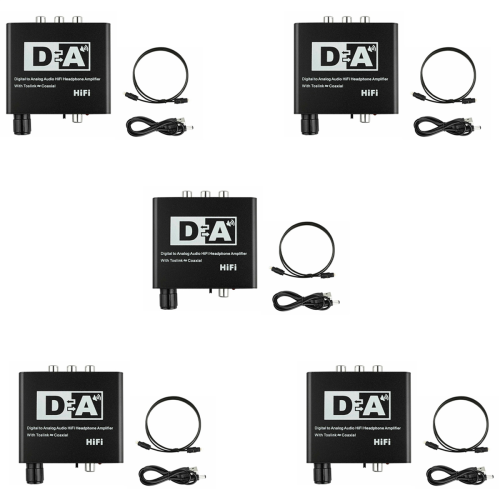 192KHz Digital Optical Coaxial to Analog Audio Hifi Converter