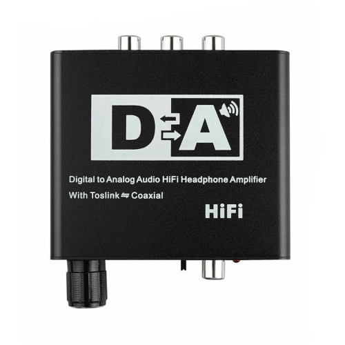192KHz Digital Optical Coaxial to Analog Audio Hifi Converter 1