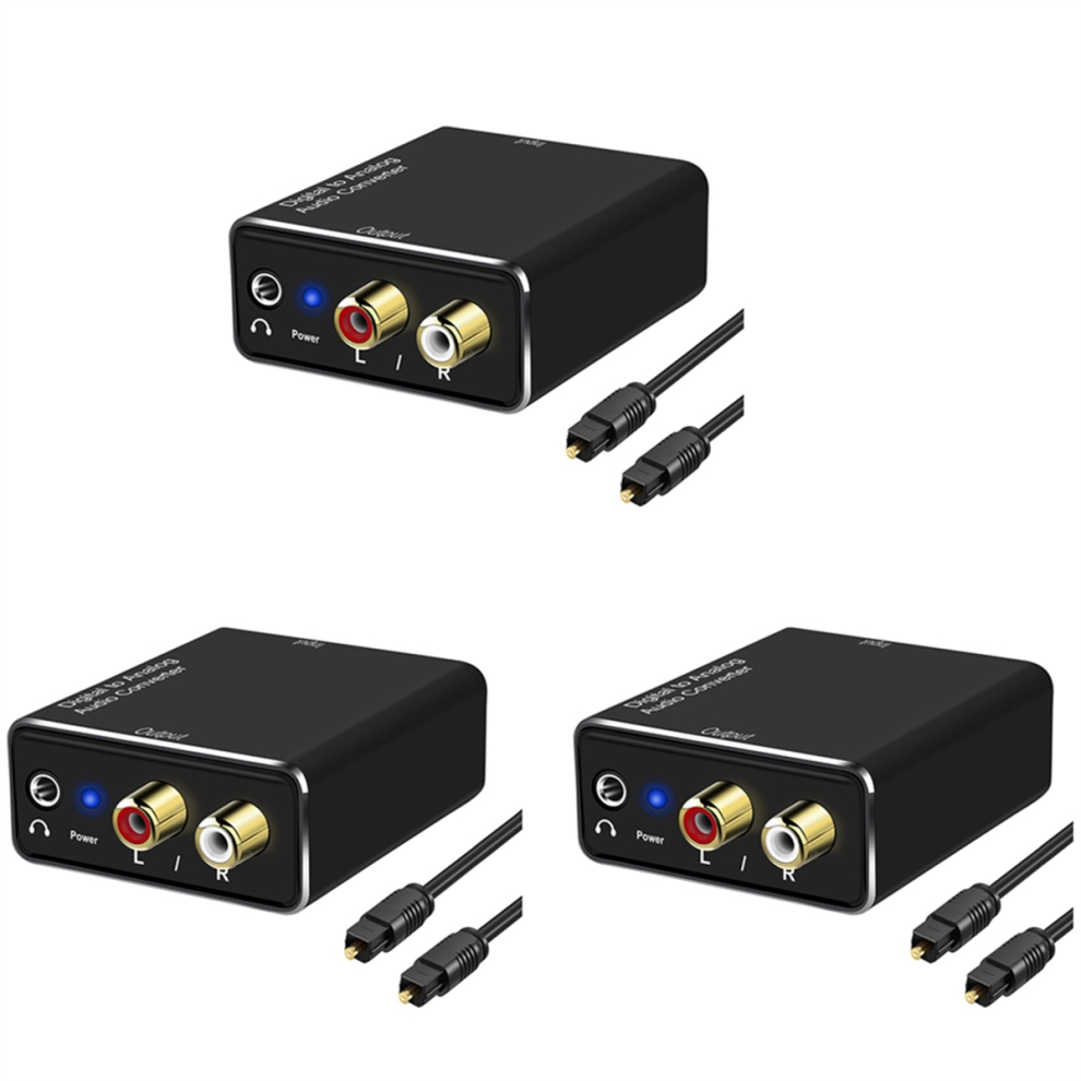 Digital To Analog Audio Converter & 3.5Mm Aux Stereo Audio Adapter 4711624720149