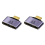 -Kompatibel 1-in 2-ut splitteradapter med LED-lampa 1