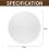 800 PCS Unbleached Coffee Paper Filter for Espresso Machine -53mm 5