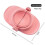 (Pink, L) Diy Dumplings Maker Wheat Straw Dumpling Mold Dumpling Wrapper Gadget Dumpling Clips Pastry Baking Molds Kitchen Accessories 2