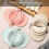 (Pink, L) Diy Dumplings Maker Wheat Straw Dumpling Mold Dumpling Wrapper Gadget Dumpling Clips Pastry Baking Molds Kitchen Accessories 3