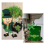 4 Roll . 's Day Poly Mesh Ribbon, Green White Edge Ribbon 7