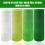 4 Roll . 's Day Poly Mesh Ribbon, Green White Edge Ribbon 5