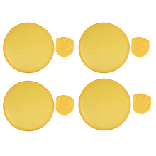 Foldable Round Fan-Yellow
