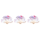 Bamboo Flower Printed Japanese Style Foldable Hand Held Fan Decor 1