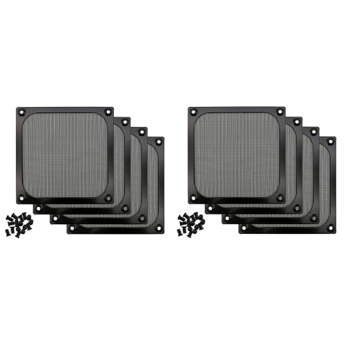 4Pack Computer Fan Filter Grills Stainless Steel Wire Mesh,Black 1