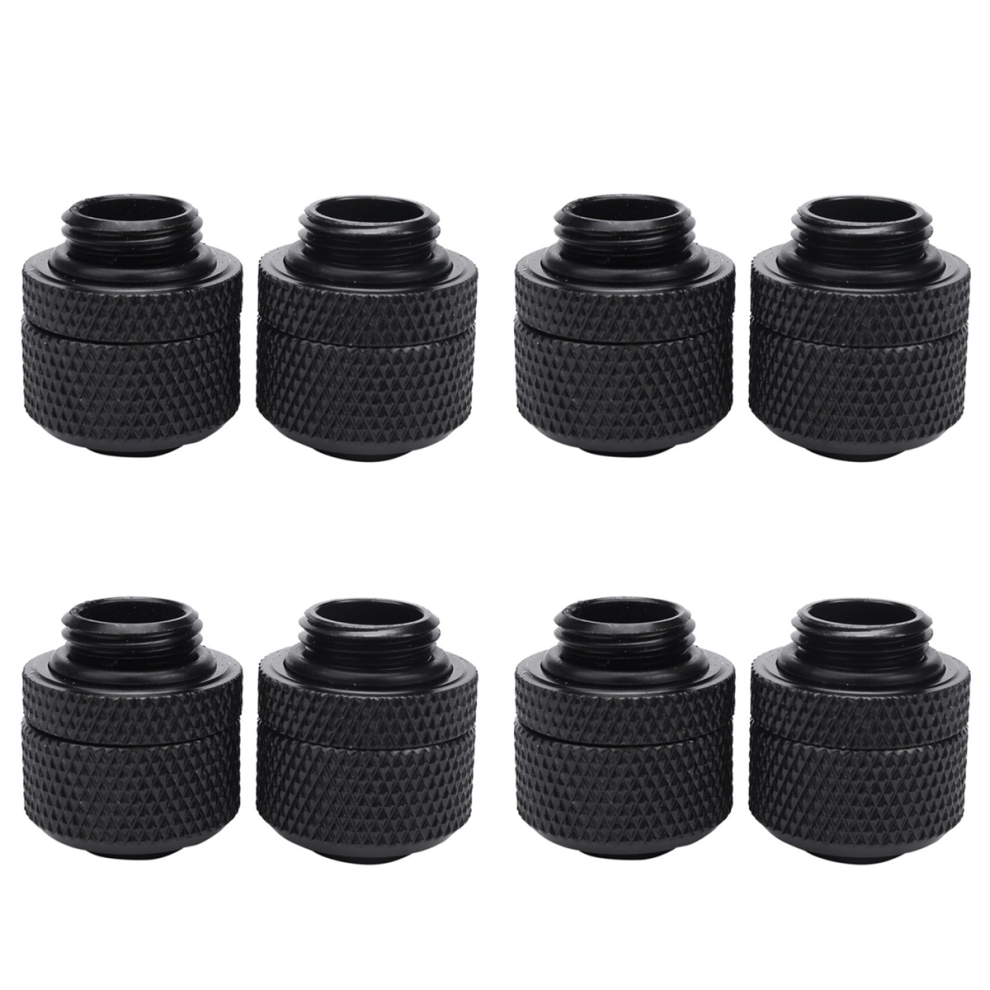G1/4 External Thread Pagoda For Computer Cooling Connector Black 4712135816505