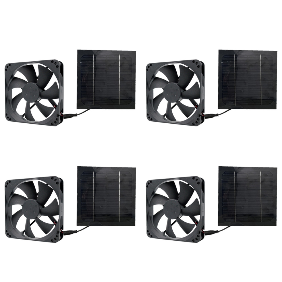 20W 12V Solar Panel Exhaust Fan Air Extractor Ventilator Powered Fan 4712135814853
