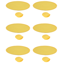 Foldable Round Fan-Yellow