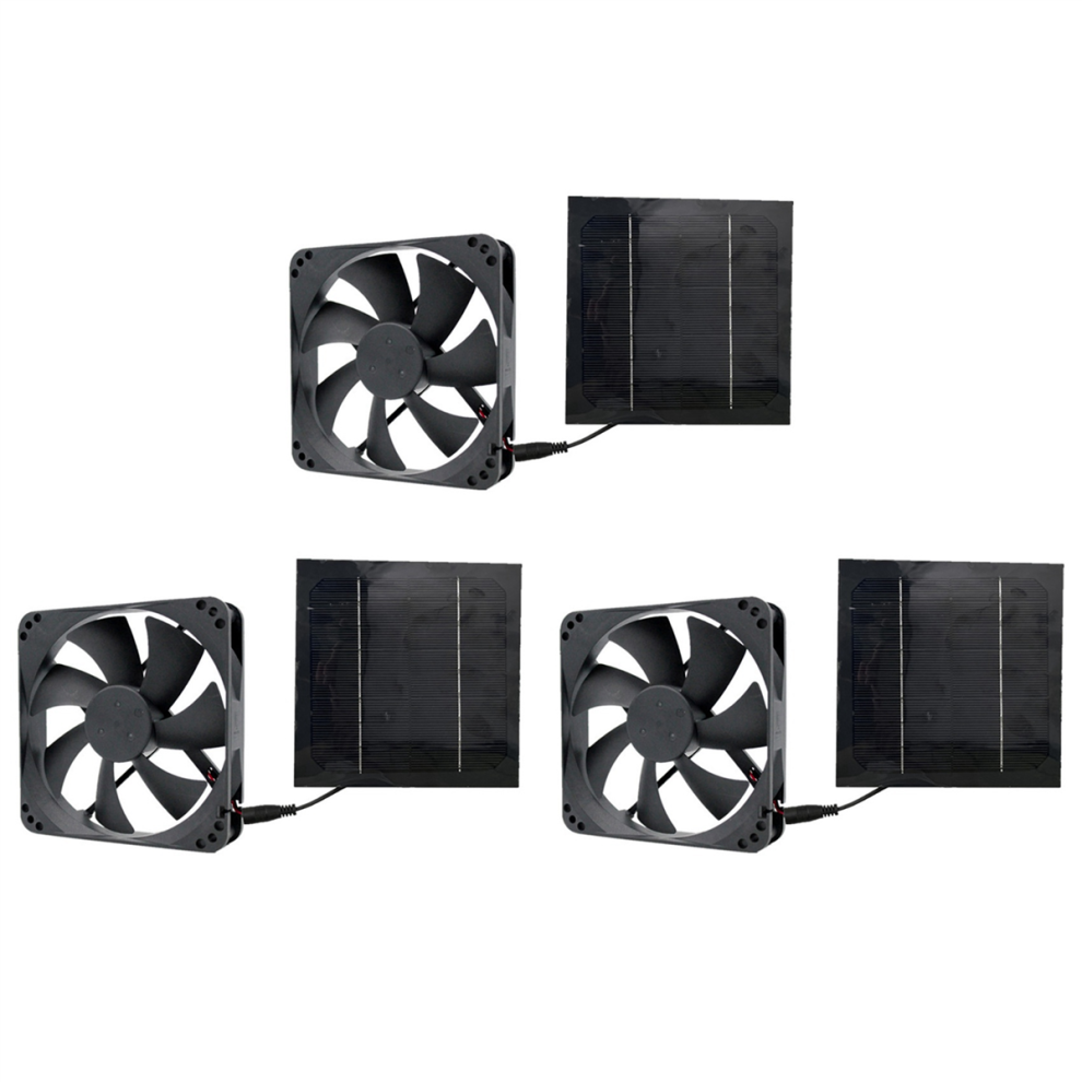 20W 12V Solar Panel Exhaust Fan Air Extractor Ventilator Powered Fan 4712135814846