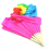 Colorful Dancing Silk Bamboo Long Fans Veils 1.8m 2