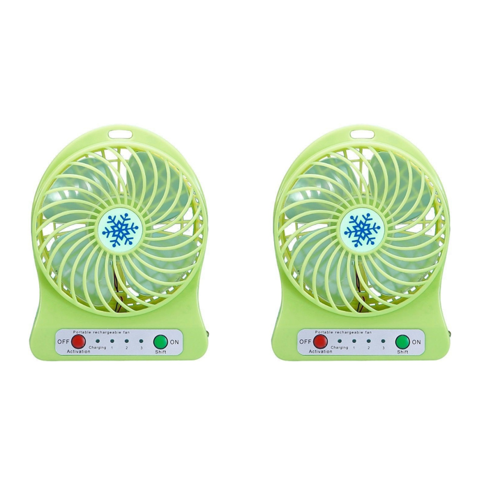 Portable Rechargeable Mini Fan Air Cooler Mini Desk Fan Green-image-OPC-PJ8YMBK-NEW