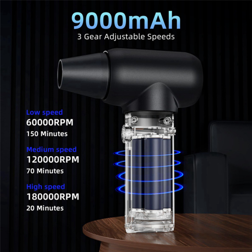 Portable Electric Air Duster,for Car Dry,Keyboard Computer Cleaning 2