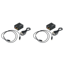 Digital optisk Toslink SPDIF koaxial till ljudkonverteringsadapter