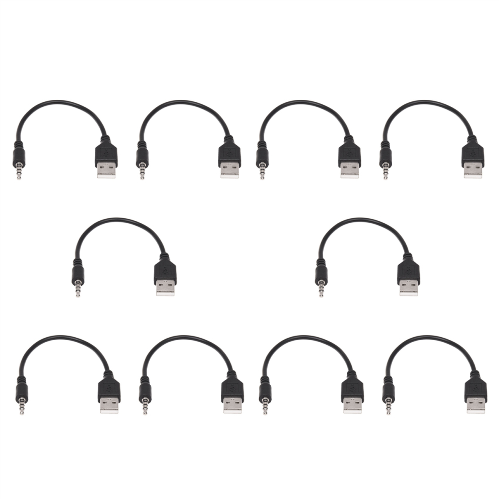 3.5Mm Plug Aux Audio Jack To Usb 2.0 Male Charger Cable Adapter Cord 4711624718689