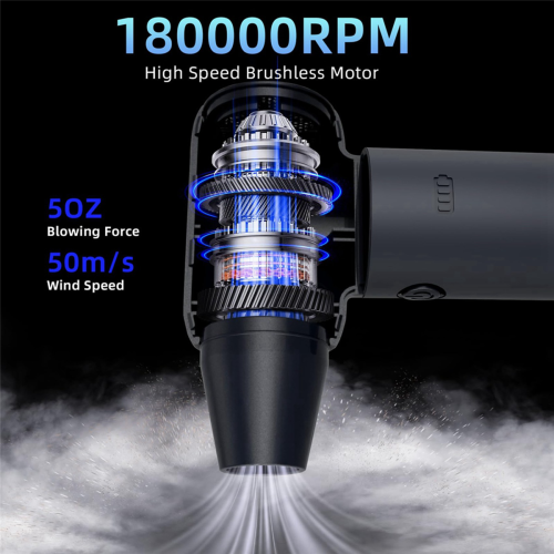 Portable Electric Air Duster,for Car Dry,Keyboard Computer Cleaning 1