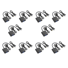 Mikro- till VGA-adapterkabel med USB-kabel för