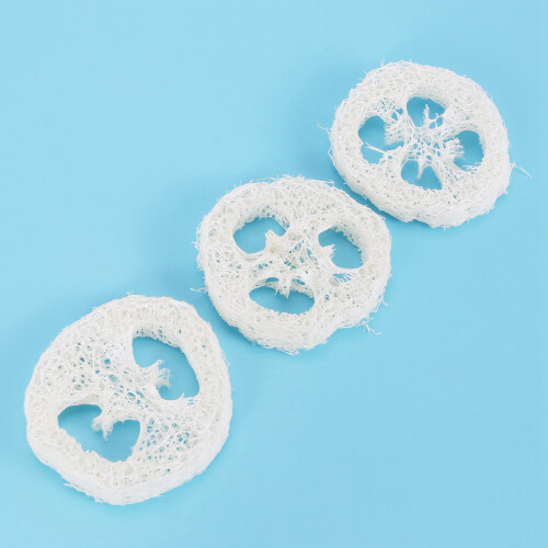 4-6Cm Wide 100Pcs/Lot Natural Loofah Diy Customize Soap Tools 2