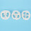 4-6Cm Wide 100Pcs/Lot Natural Loofah Diy Customize Soap Tools 2