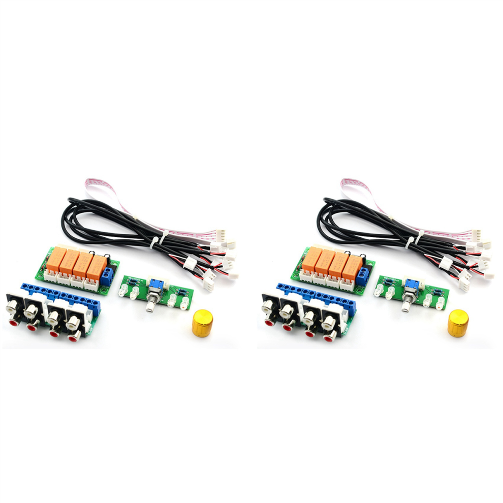 Relay 4-Way Audio Input Signal Selector Switching 4711624721689