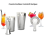 Cocktail Shaker Set: Cocktail Strainer and Jigger Set. 3