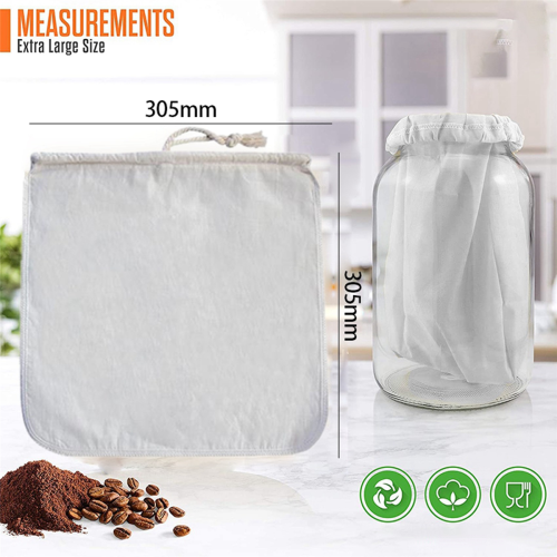 2 Pack Organic Reusable Cold Filters Bag 2