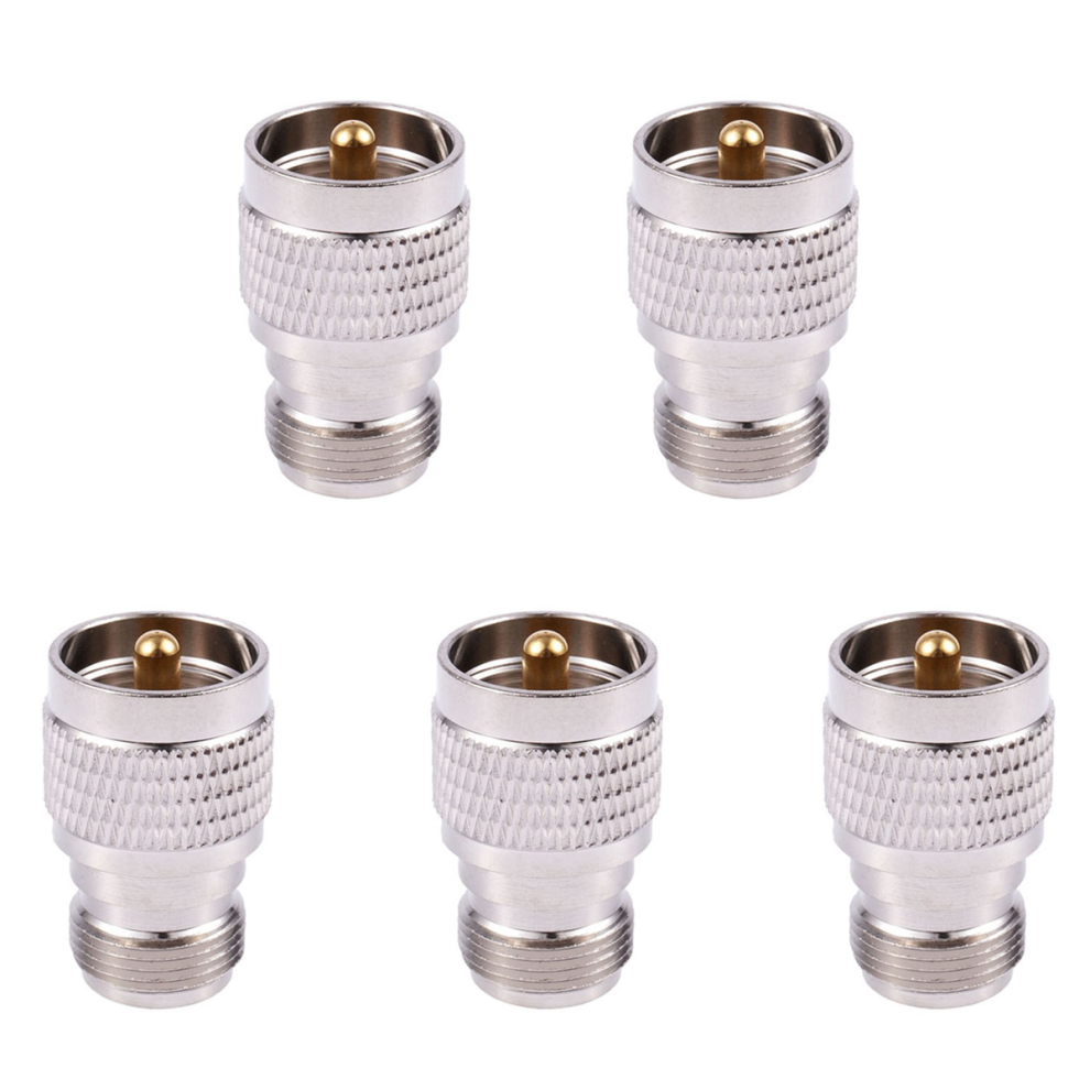 Uhf Male Pl259 To N Female M/F Straight Coax Adapter 4711624722136