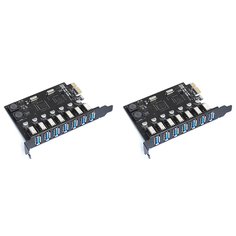 Usb 3.0 Pci Express Adapter Pci E To 7 Ports Usb 3 Adapter Card (Via) 4711624722341