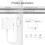 USB-C till VGA-adapter, typ-C till VGA-adapter kompatibel för Pro 4