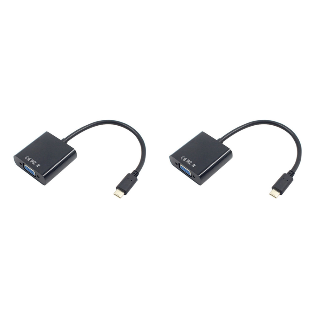 Usb-C Usb3.1 Type C For Adapter Cable Vga Male To Female Converter 4711624722761