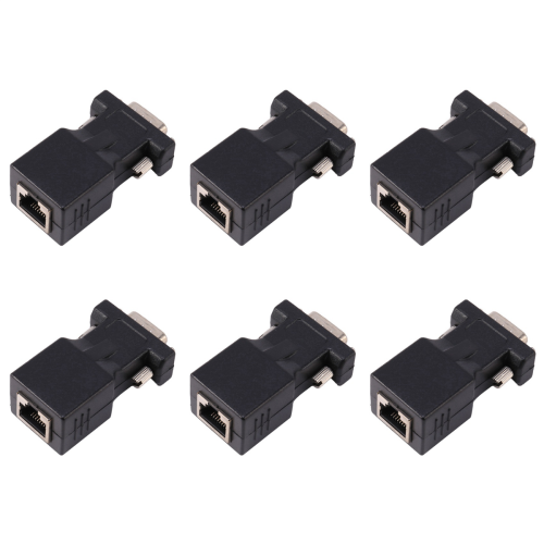 VGA Extender Male To LAN CAT5 CAT6 RJ45 Network Cable Adapter