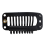 20pcs Nine-tooth Hair Clip(Black)32MM L 4