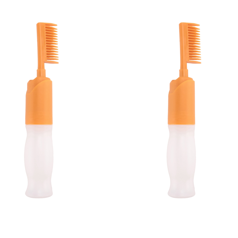2X Hair Dyeing Comb Hair Dyeing Brush with Bottle DIY Combing Tool